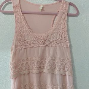 MUTED PINK TANK TOP